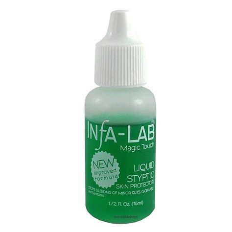 Infa lab magic touch liquid styptic nails stop bleeding skin protector infalab by infalab